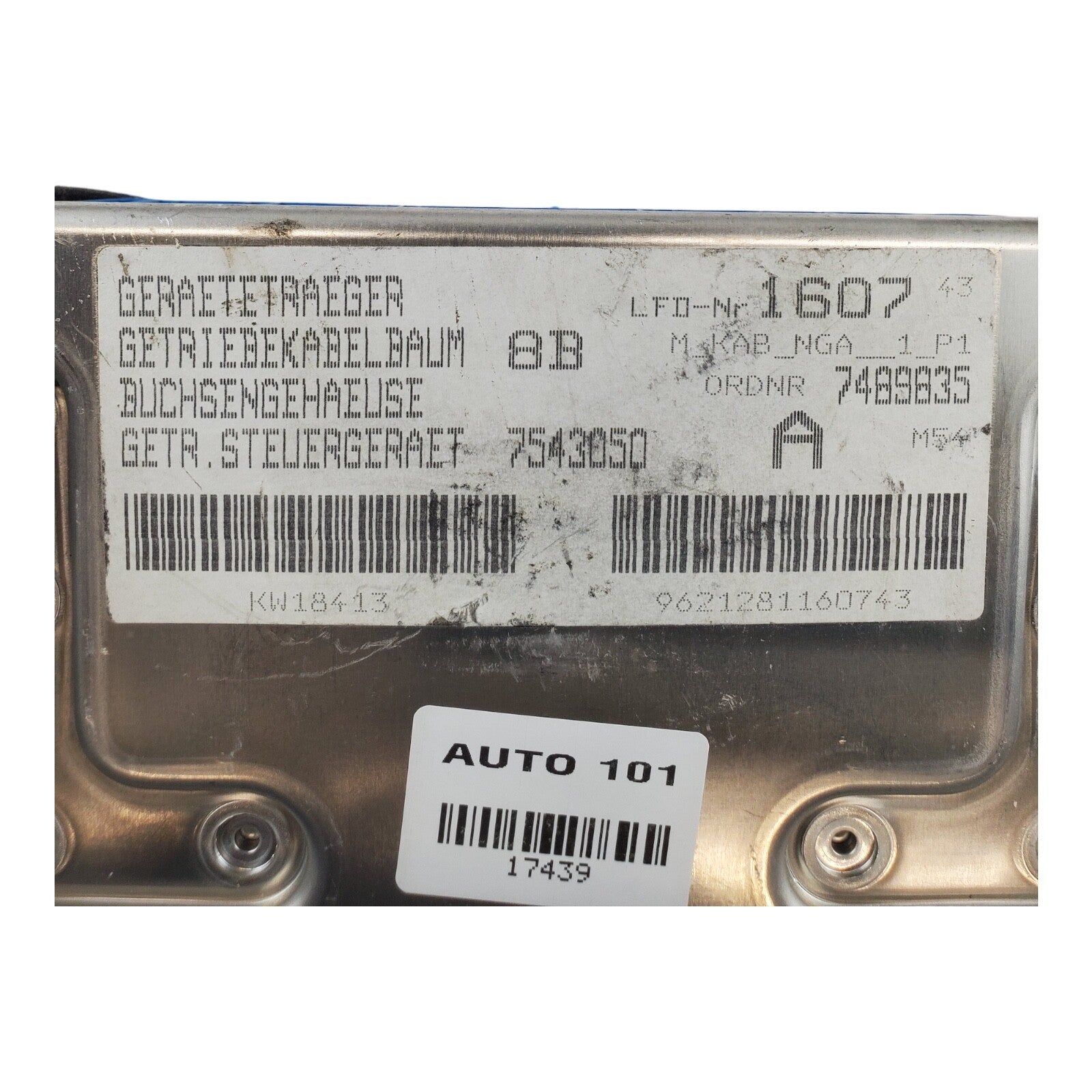 2004 2005 2006 BMW X3 Transmission Control Module TCM 7 544 721 7544721
