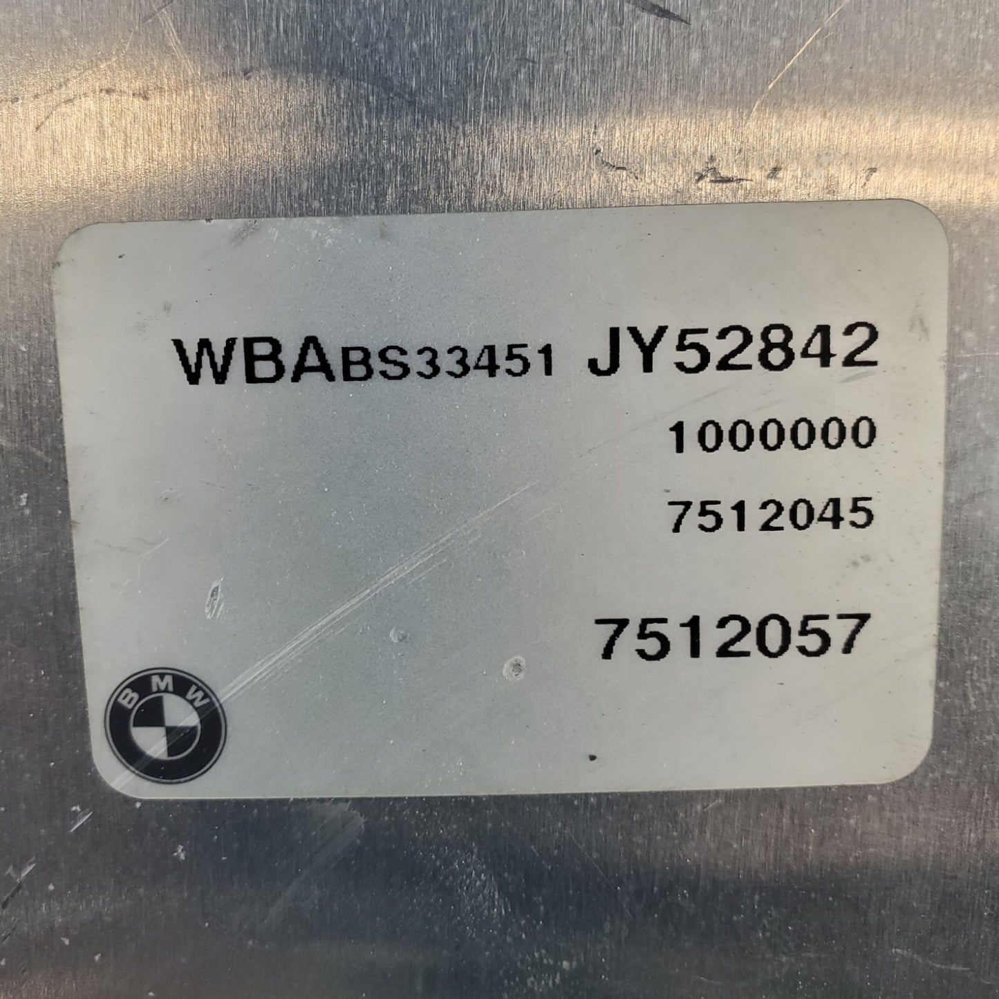 2001 BMW 325I SEDAN OEM TRANSMISSION COMPUTER CONTROL MODULE TCU 7512045 02 03