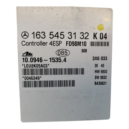 1998-1999 Mercedes ML Class ML320 ML430 ABS Control Module 1635453132 K04 OEM