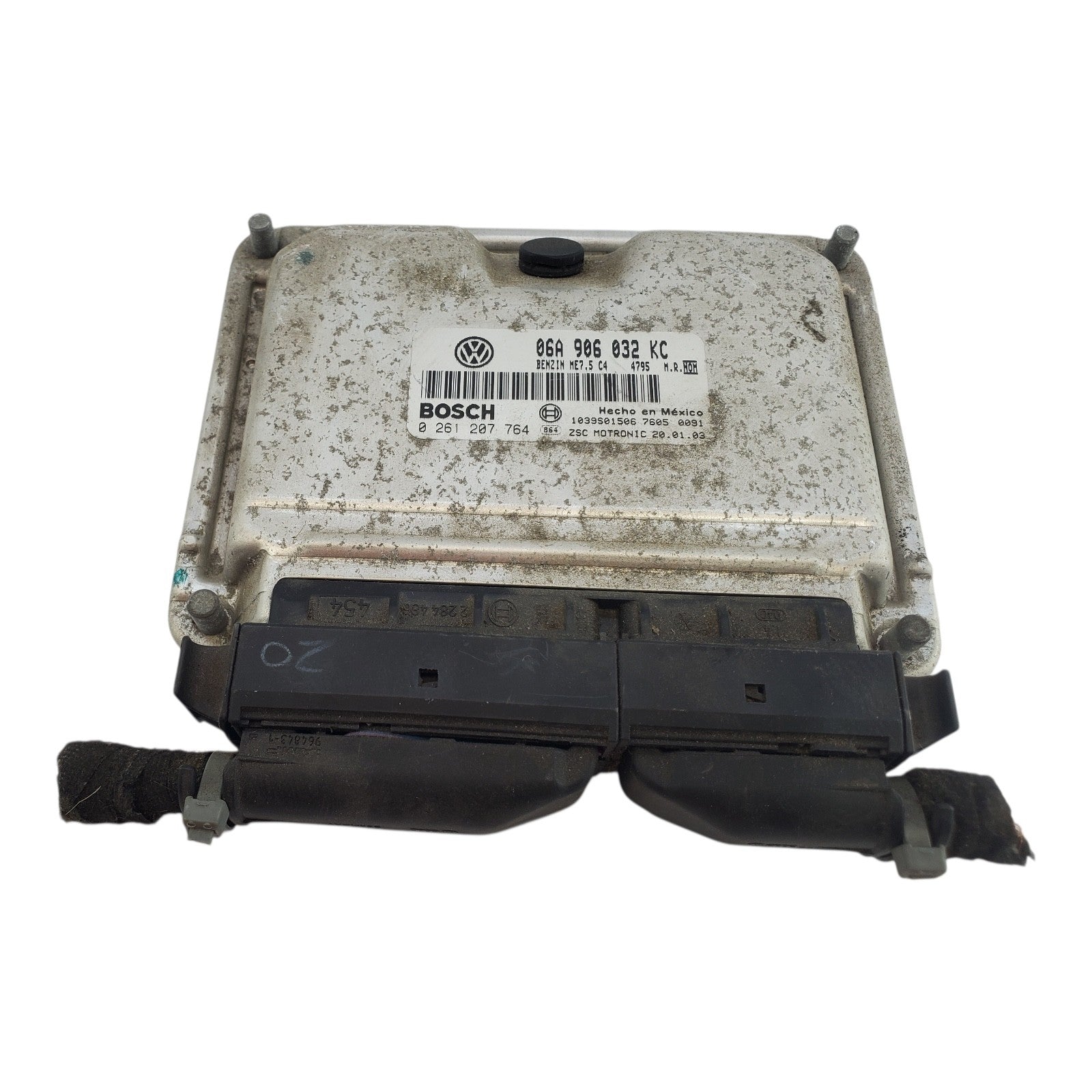 2003 VW NEW BEETLE 2.0L A/T ENGINE COMPUTER MODULE ECM ECU 06A 906 032 ...