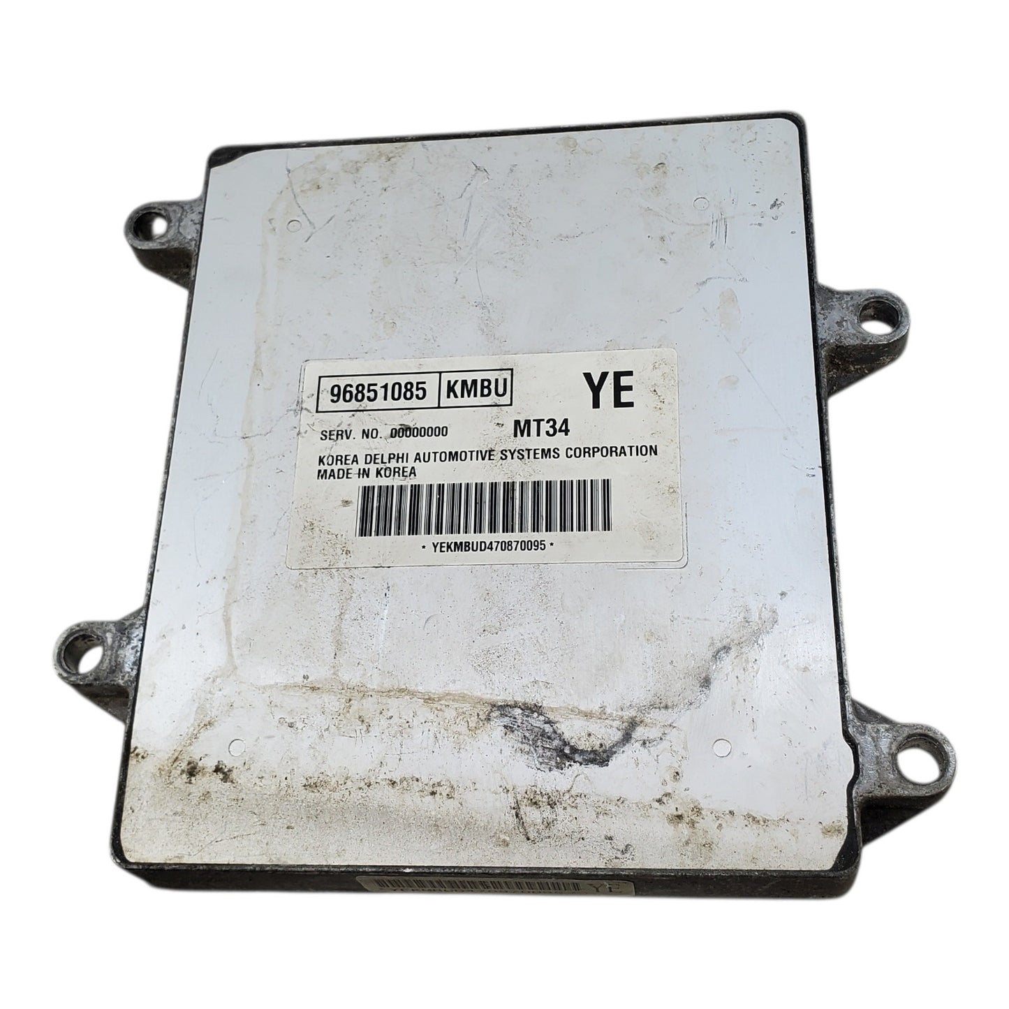 2007 Chevrolet Aveo / Wave AT Power Control Module (PCM) 96851085 OEM 580s2b3b2
