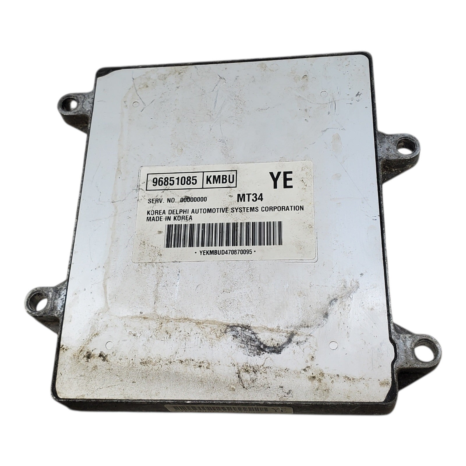 2007 Chevrolet Aveo / Wave AT Power Control Module (PCM) 96851085 OEM 580s2b3b2