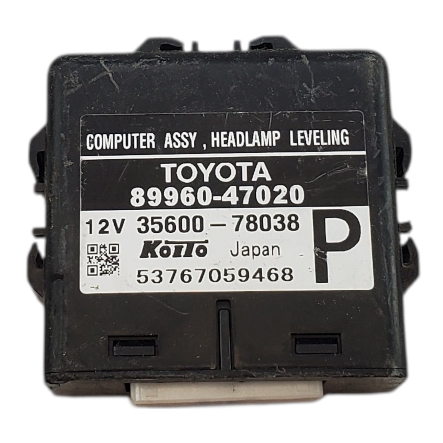 2005 TOYOTA PRIUS LEVELING CONTROL LAMP MODULE ID 89960-47020