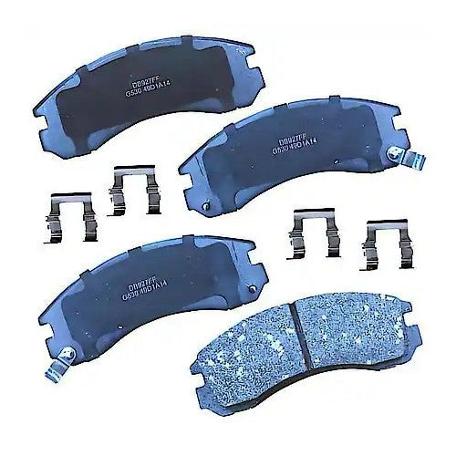 2018-2018 Ram 2500 Front Bumper Mounting Bracket Brake Pad Set, Front