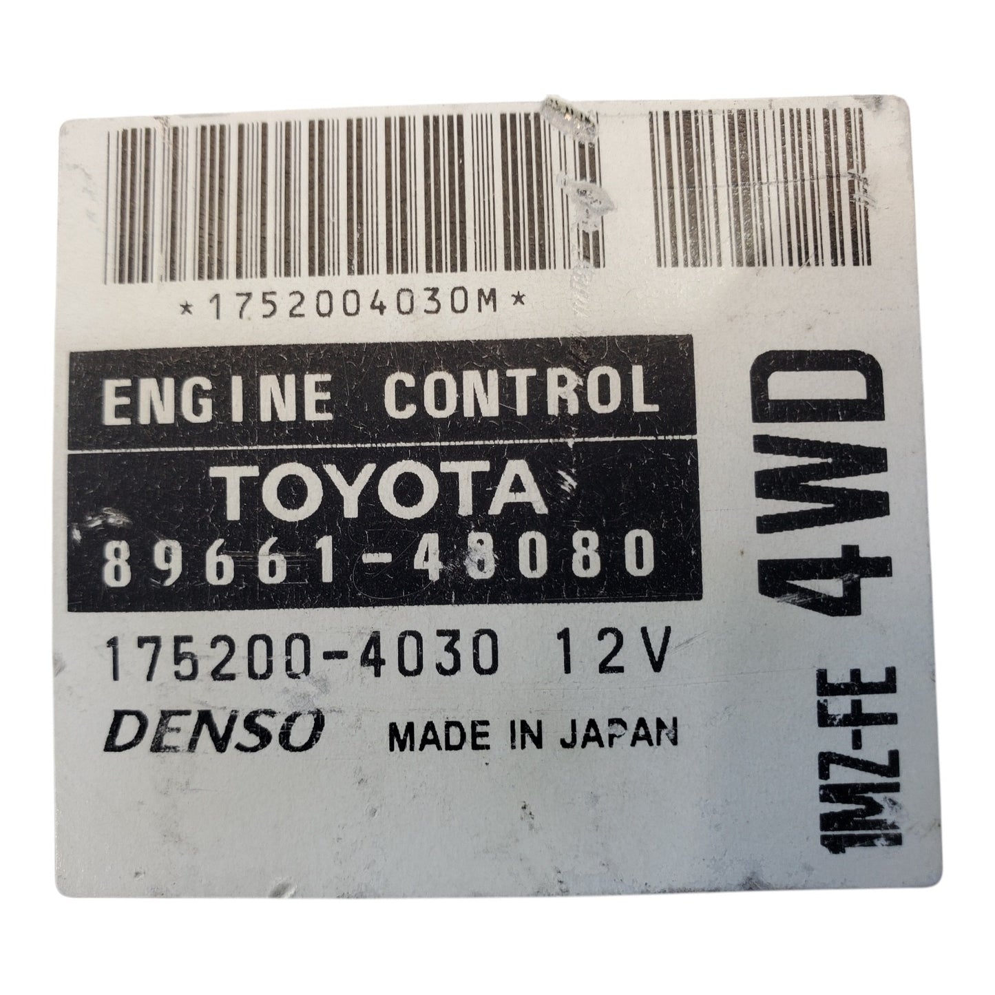 1999 2000 Lexus RX300 Engine Computer Control Module ECM OEM 89661-48080