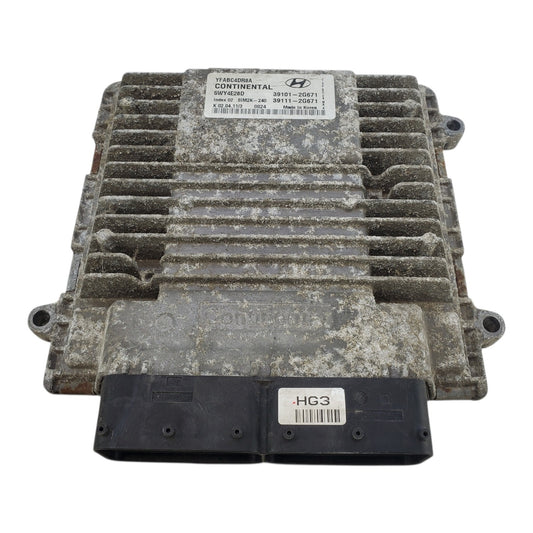 2011 2014 Hyundai Sonata 2.4L 39101-2G671 Engine Control Module Unit Ecm L21 026
