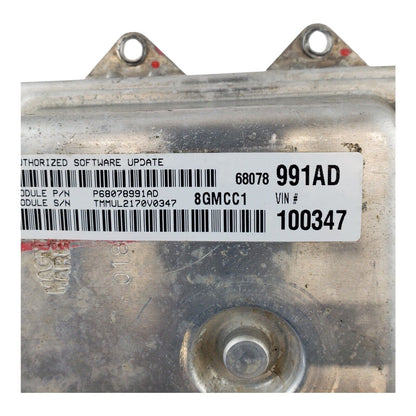 2012-2014 Fiat 500 Engine Computer Ecu Pcm Ecm Pcu Oem P05150604ab VBREV