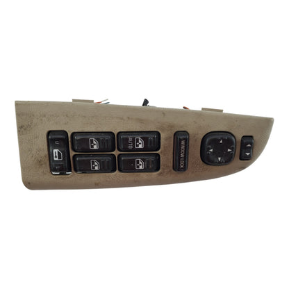 B#38 00-02 CHEVY SUBURBAN TAHOE YUKON MASTER DRIVER SIDE WINDOW SWITCH TAN OEM