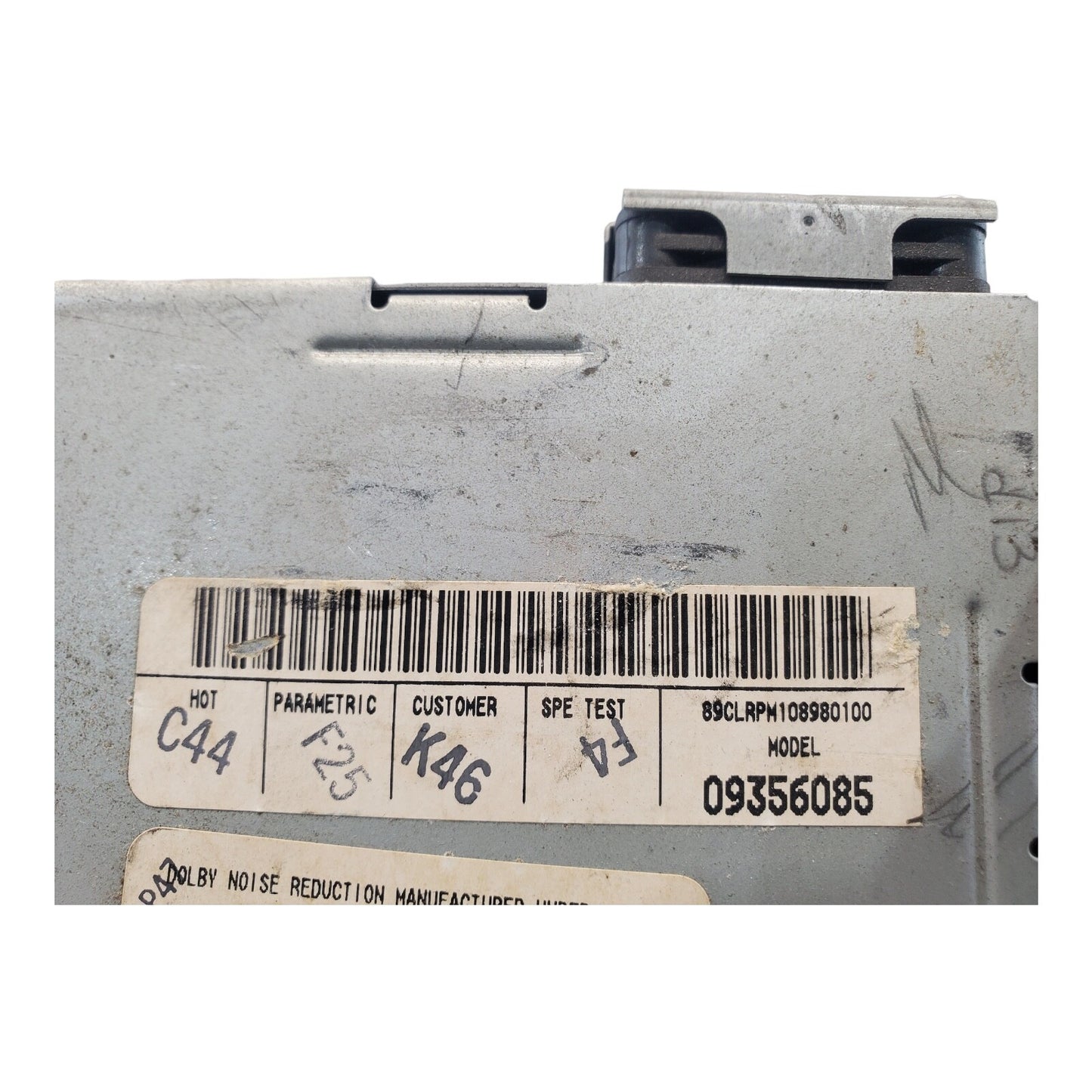 98 Chevrolet Trailblazer FM Radio Cassette Player 09356085