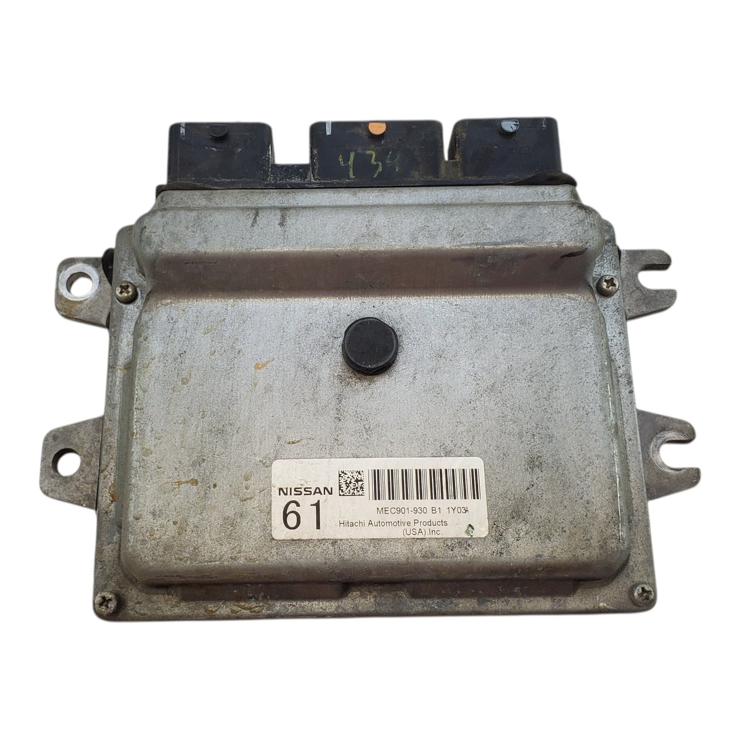 12 NISSAN VERSA ENGINE ECM CONTROL COMPUTER MODULE 1.8L AT MEC901-930 B1