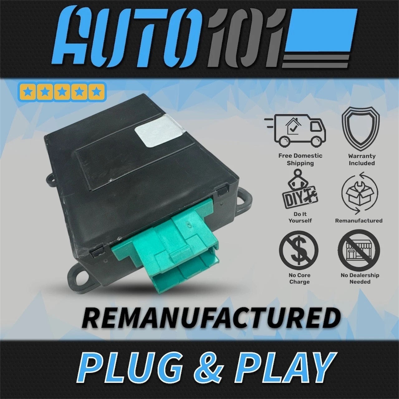 Remanufactured 1993-1996 Chevrolet Camaro Theft Deterrent Module 88964942 GM