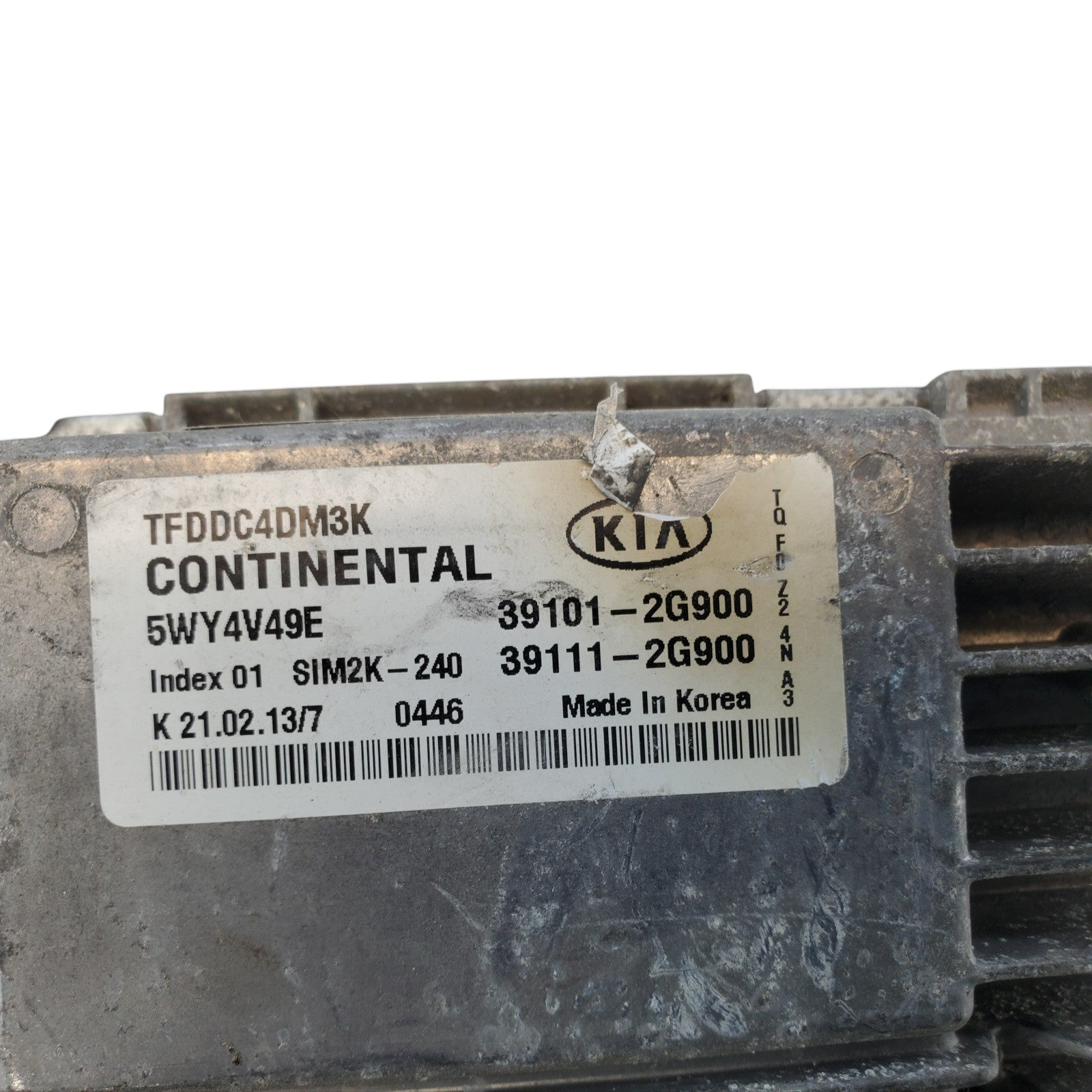 ENGINE COMPUTER KIA OPTIMA 2011 2012 2013 39101-2G900 39111-2G900 2.4L ECM OEM