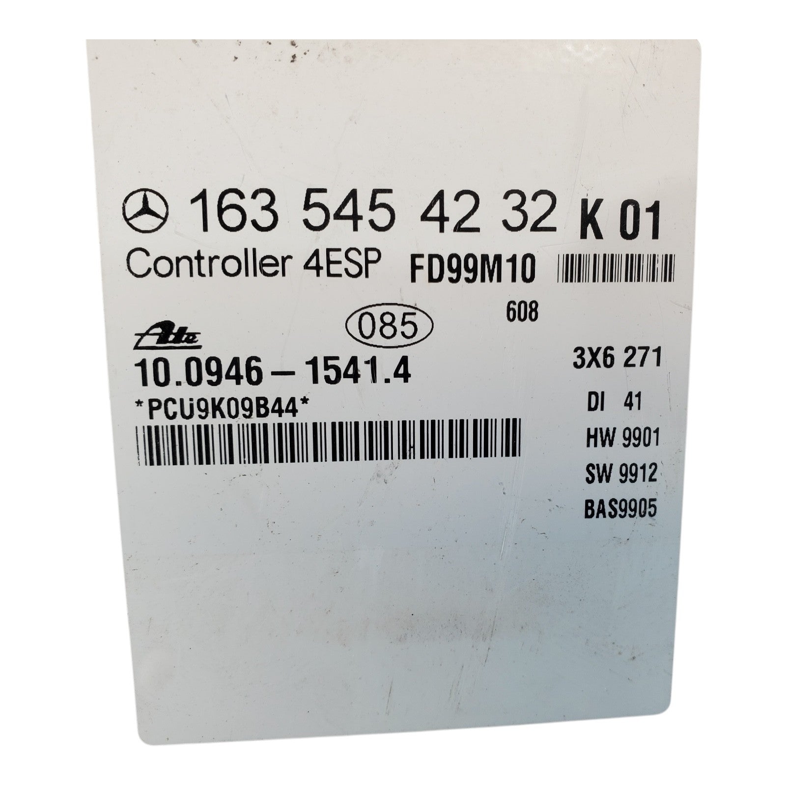ABS CONTROL MODULE MERCEDES BENZ ML-CLASS 2000 1635454232 OEM