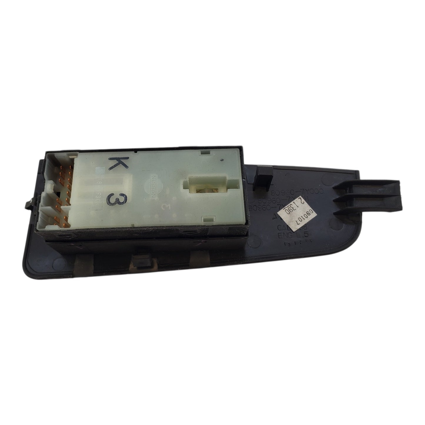 04-07 NISSAN MAXIMA RIGHT FRONT POWER WINDOW/DOOR LOCK SWITCH OEM 80960-7Y000