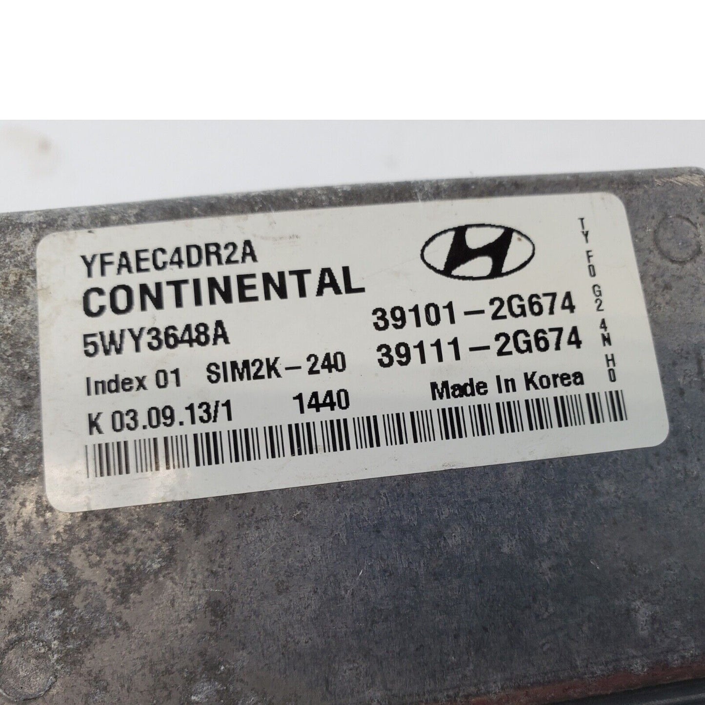 11 12 13 14 Sonata 39101-2G674 Engine Computer Module Brain ECM PCM ECU OEM