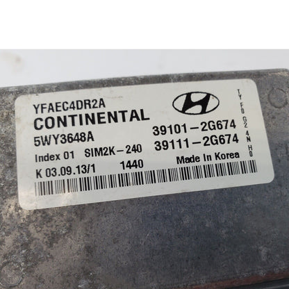 11 12 13 14 Sonata 39101-2G674 Engine Computer Module Brain ECM PCM ECU OEM