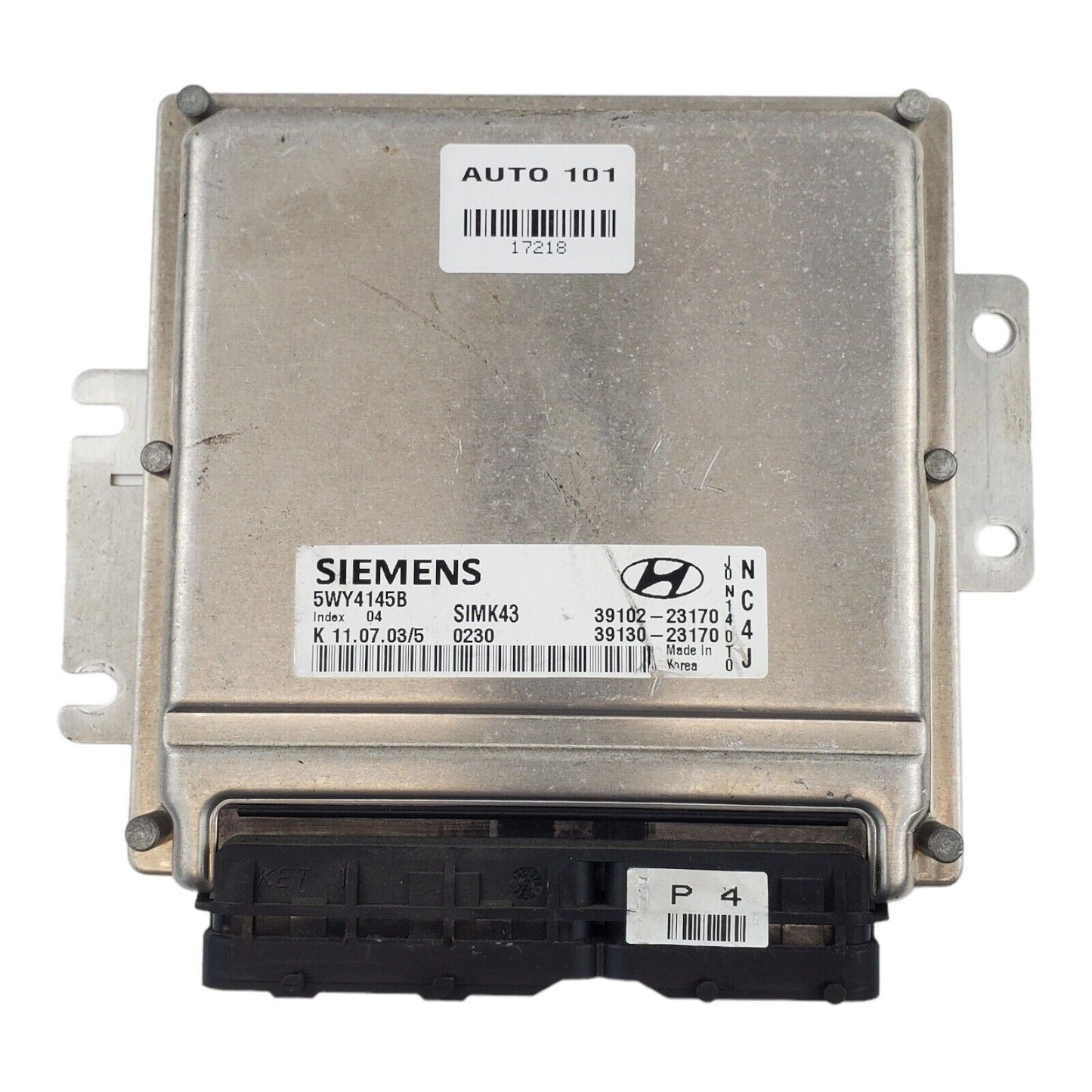 04 HYUNDAI ELANTRA OEM ENGINE CONTROL MODULE UNIT ECU 39102-23170