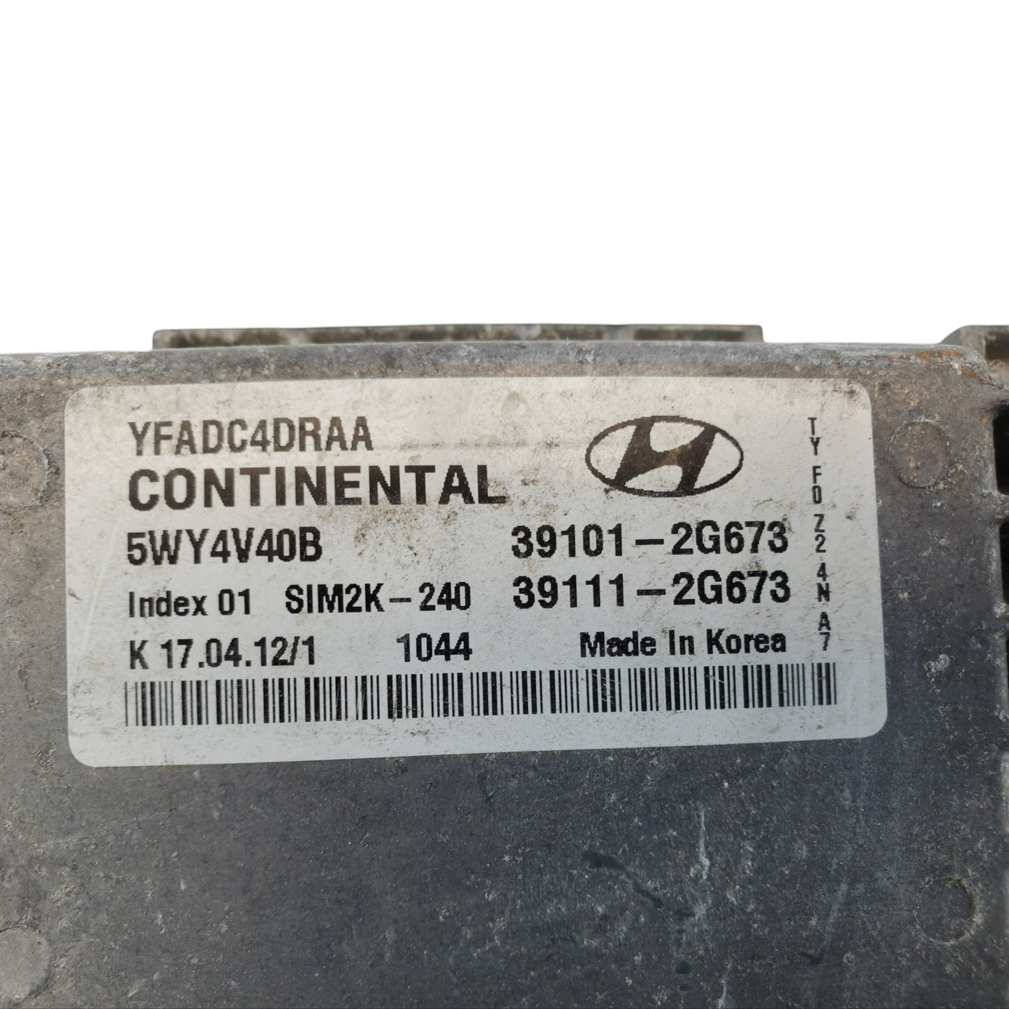 ENGINE COMPUTER HYUNDAI SONATA 2011 2012 2013 2014 39101-2G673 39111-2G673 OEM