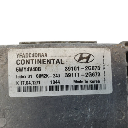 ENGINE COMPUTER HYUNDAI SONATA 2011 2012 2013 2014 39101-2G673 39111-2G673 OEM