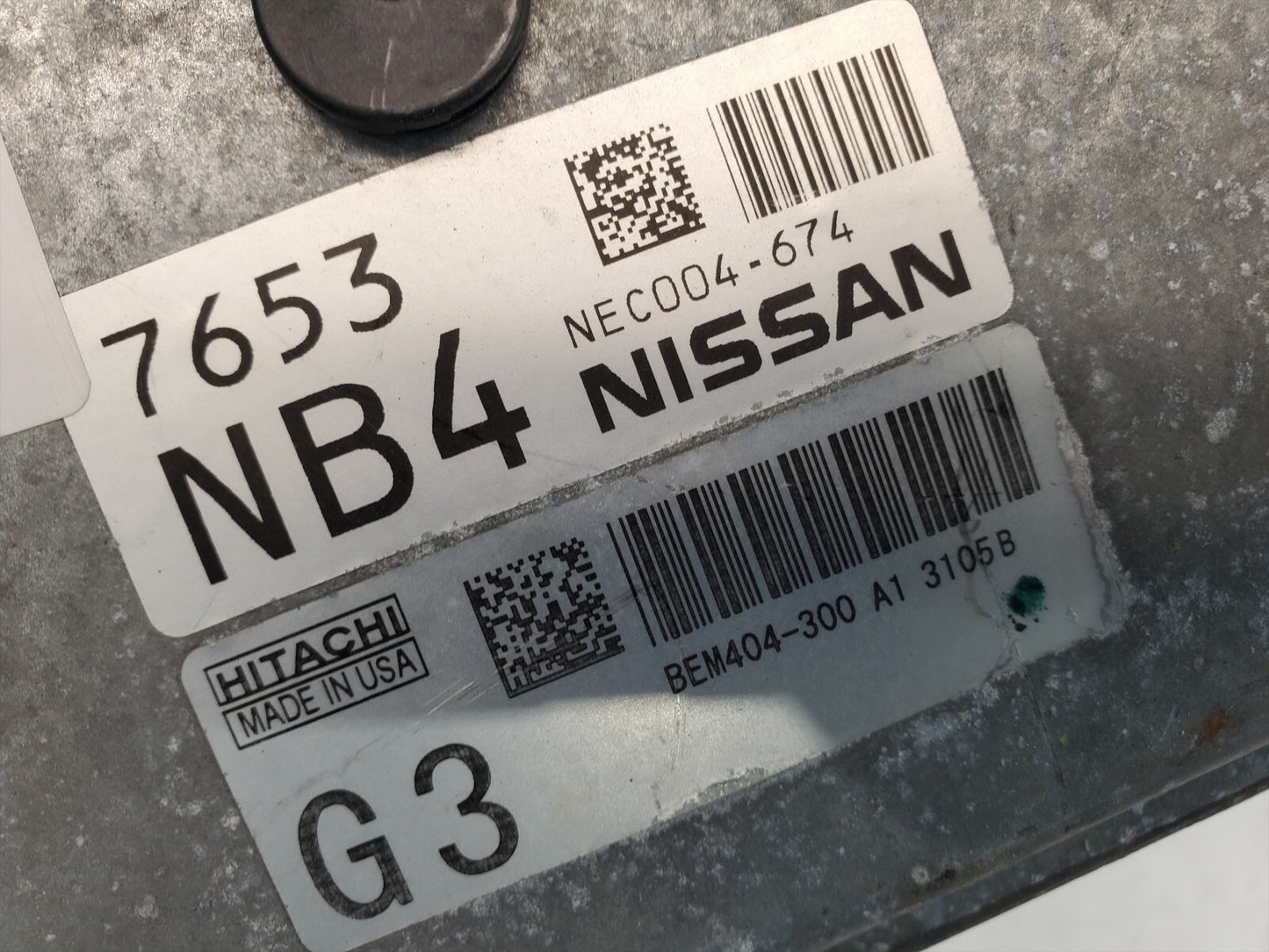 13-15 Nissan Sentra 1.8L ECM Engine Computer Module BEM404-300 A1