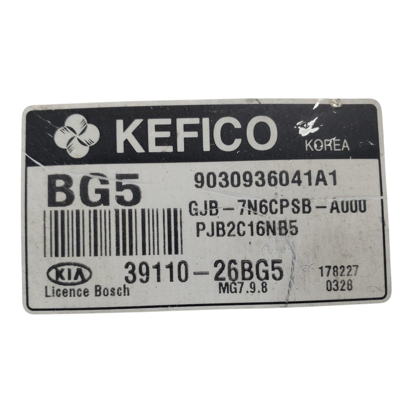 Kia Rio 2007-2010 1.6L A/T ECU ECM PCM Engine Control Module OEM 39110-26BG5