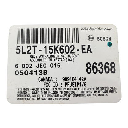 ✅ 05 FORD EXPLORER Anti Theft Keyless Entry Module 5L2T-15K602-EA OEM