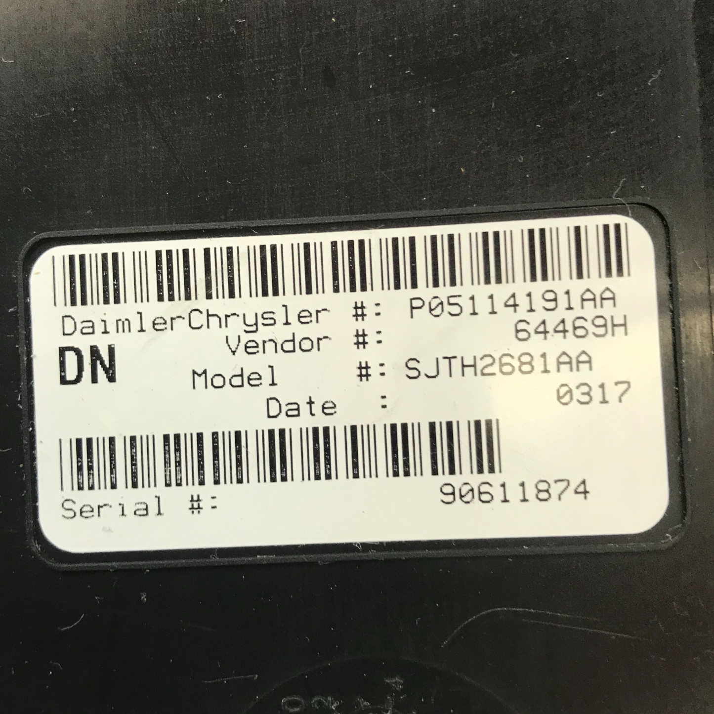 ✅ 01-04 DODGE DAKOTA CTM Central Timing and Alarm Module 05114191AA OEM