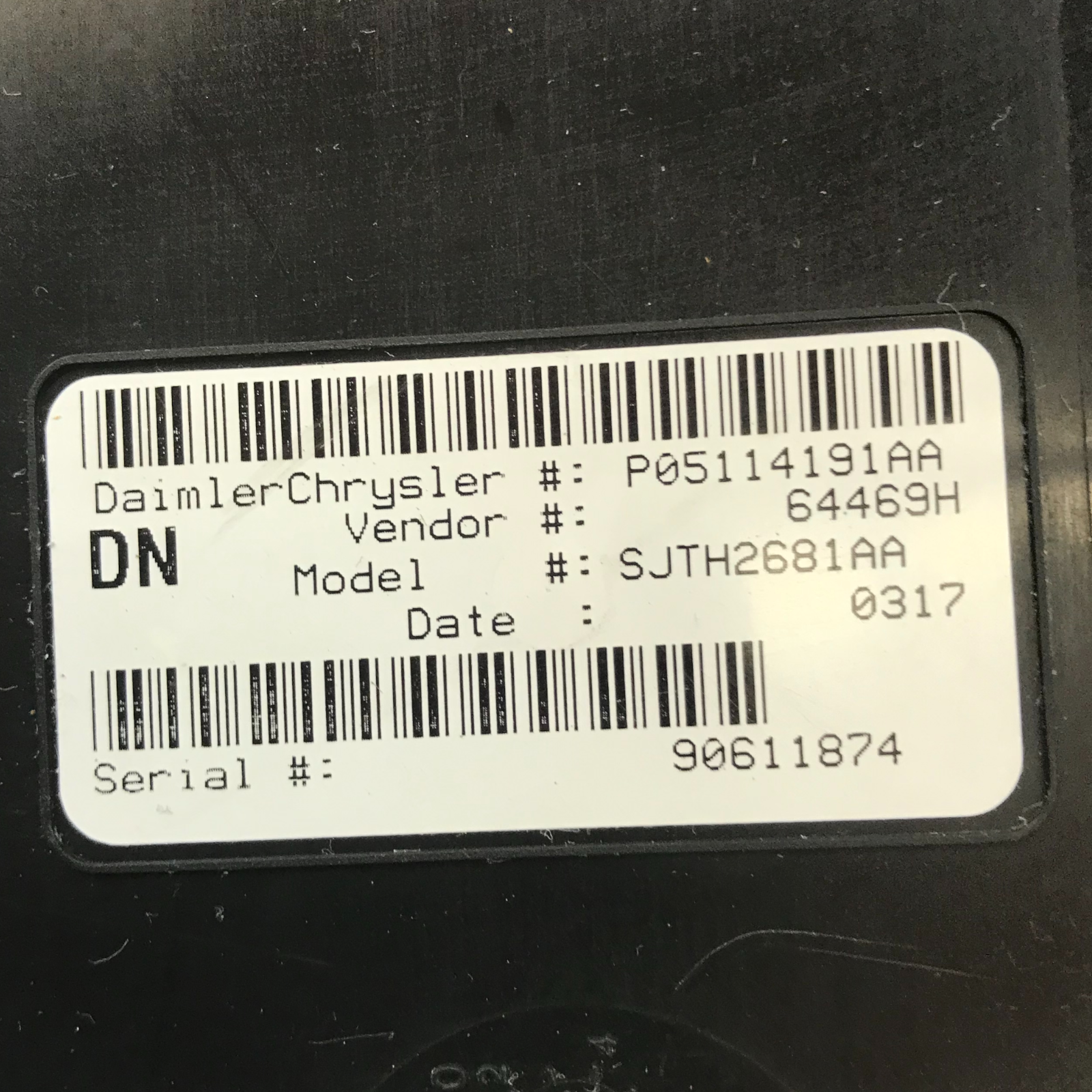 ✅ 01-04 DODGE DAKOTA CTM Central Timing and Alarm Module 05114191AA OEM
