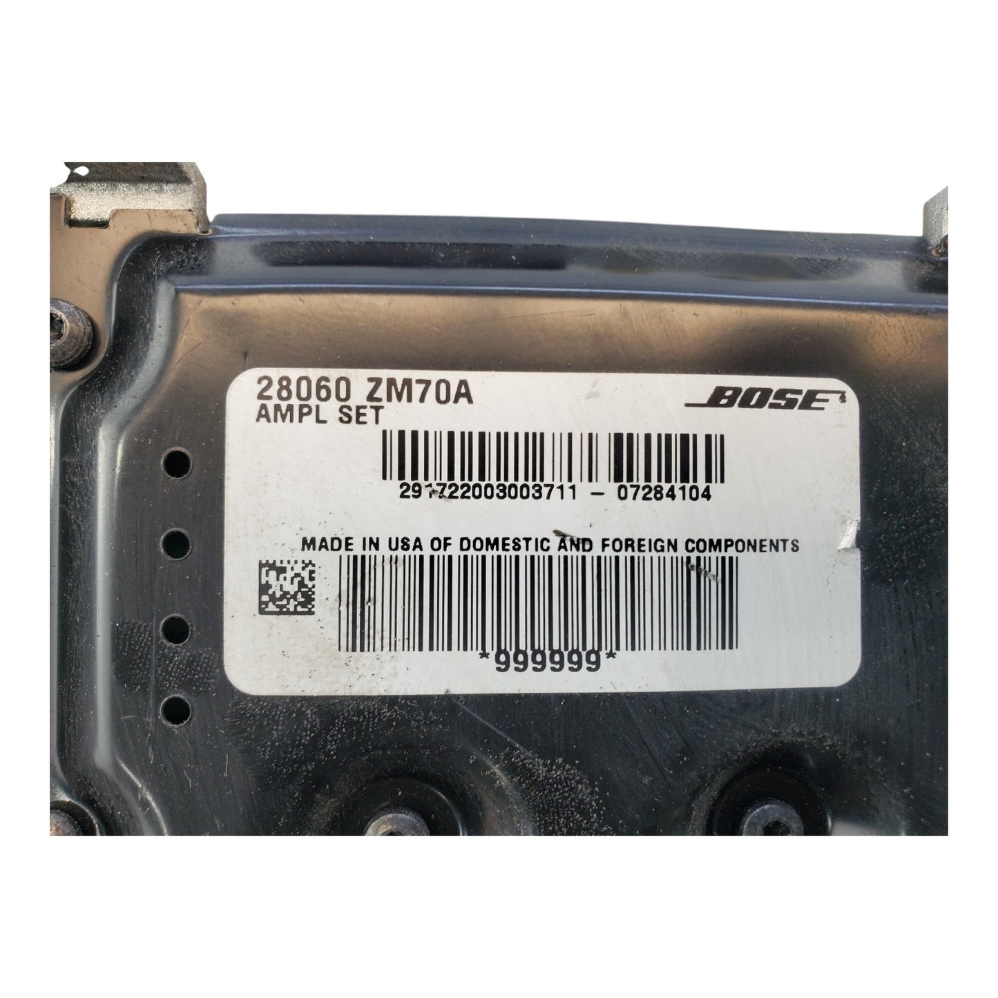 2007 NISSAN QUEST AMP AMPLIFIER AUDIO OEM 28060ZM70A