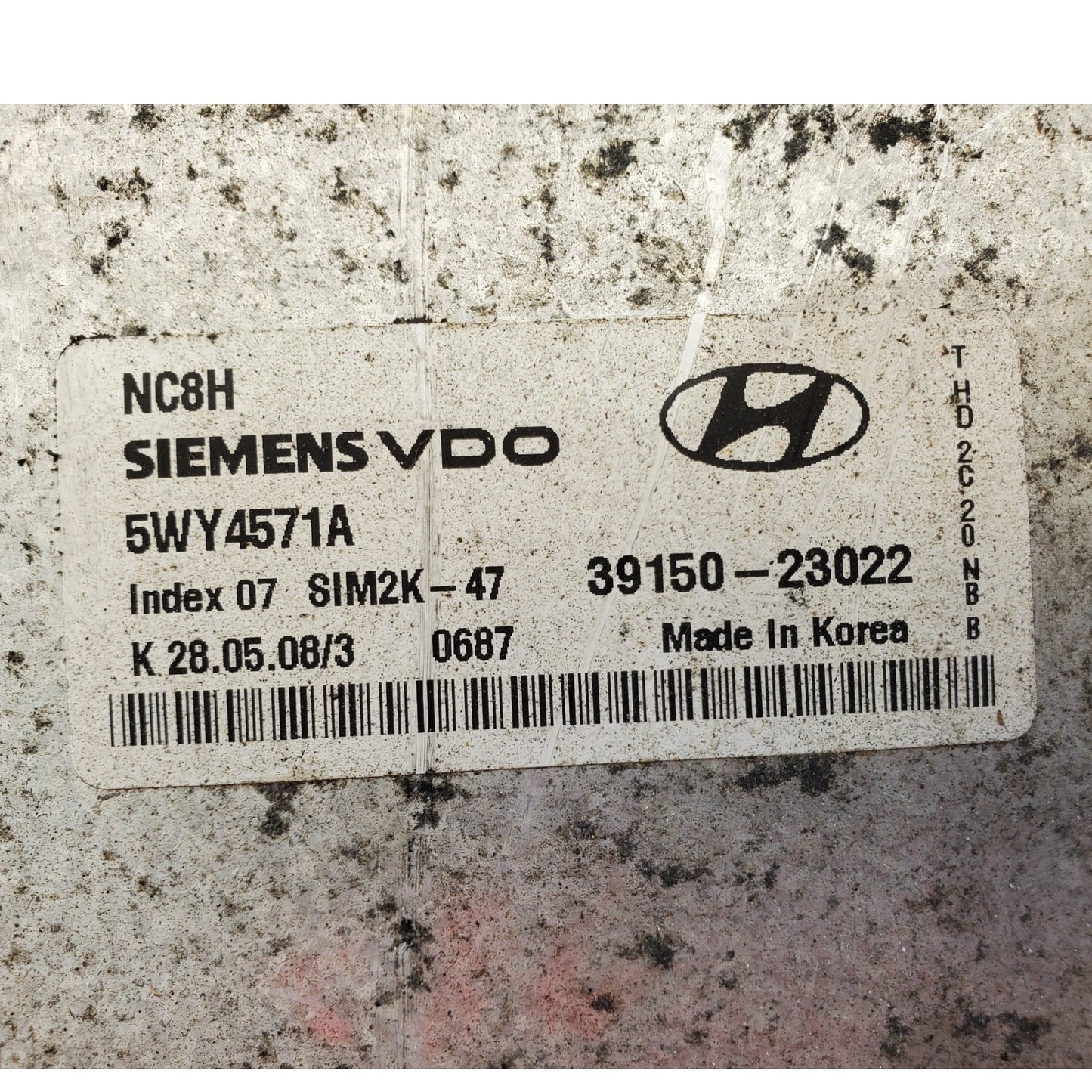 07 - 10 Hyundai Elantra 2.0L ECM Engine Control Module 39150-23022