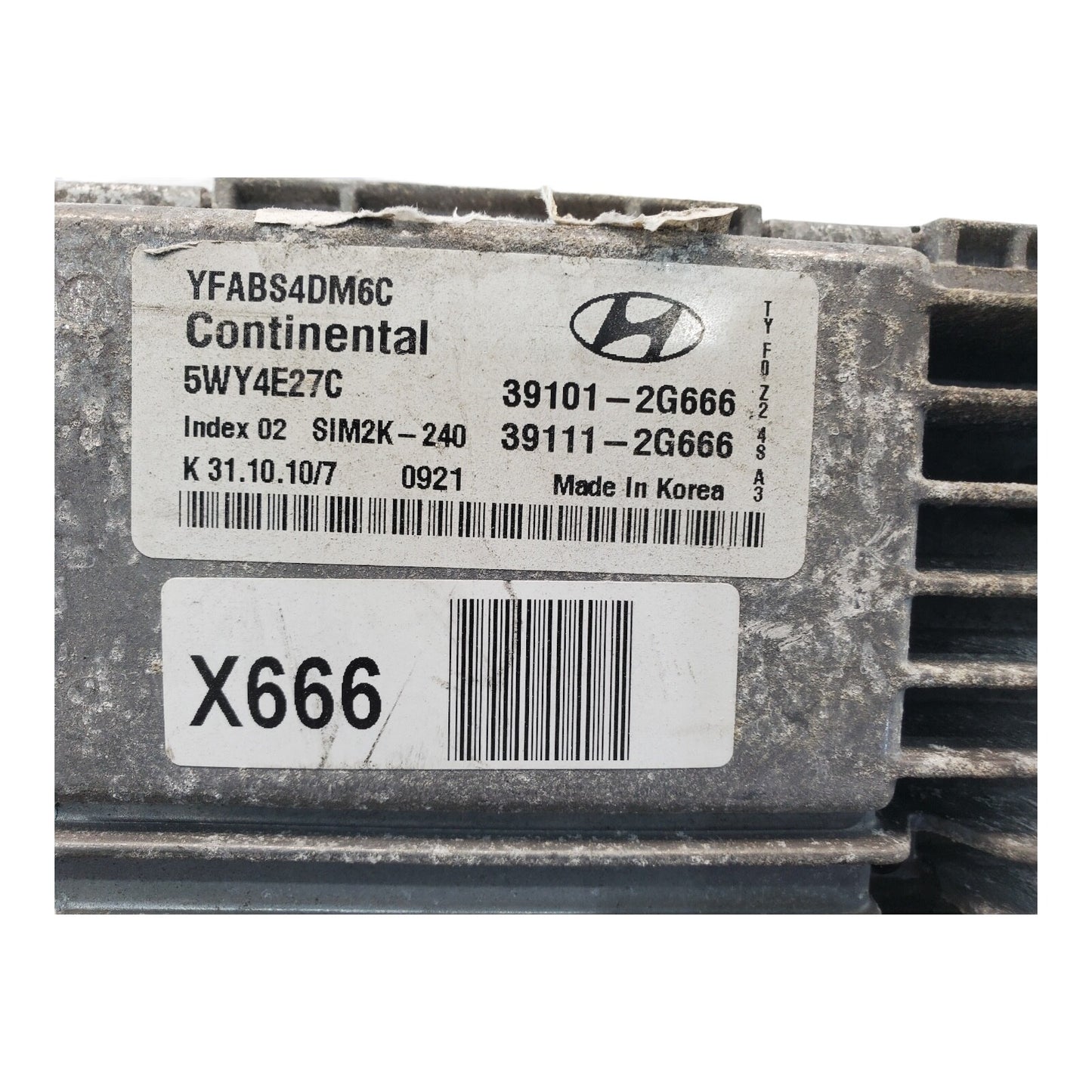 2011-2014 Fits Hyundai Sonata Engine Control Module Unit ECU ECM OEM 39101-2G666