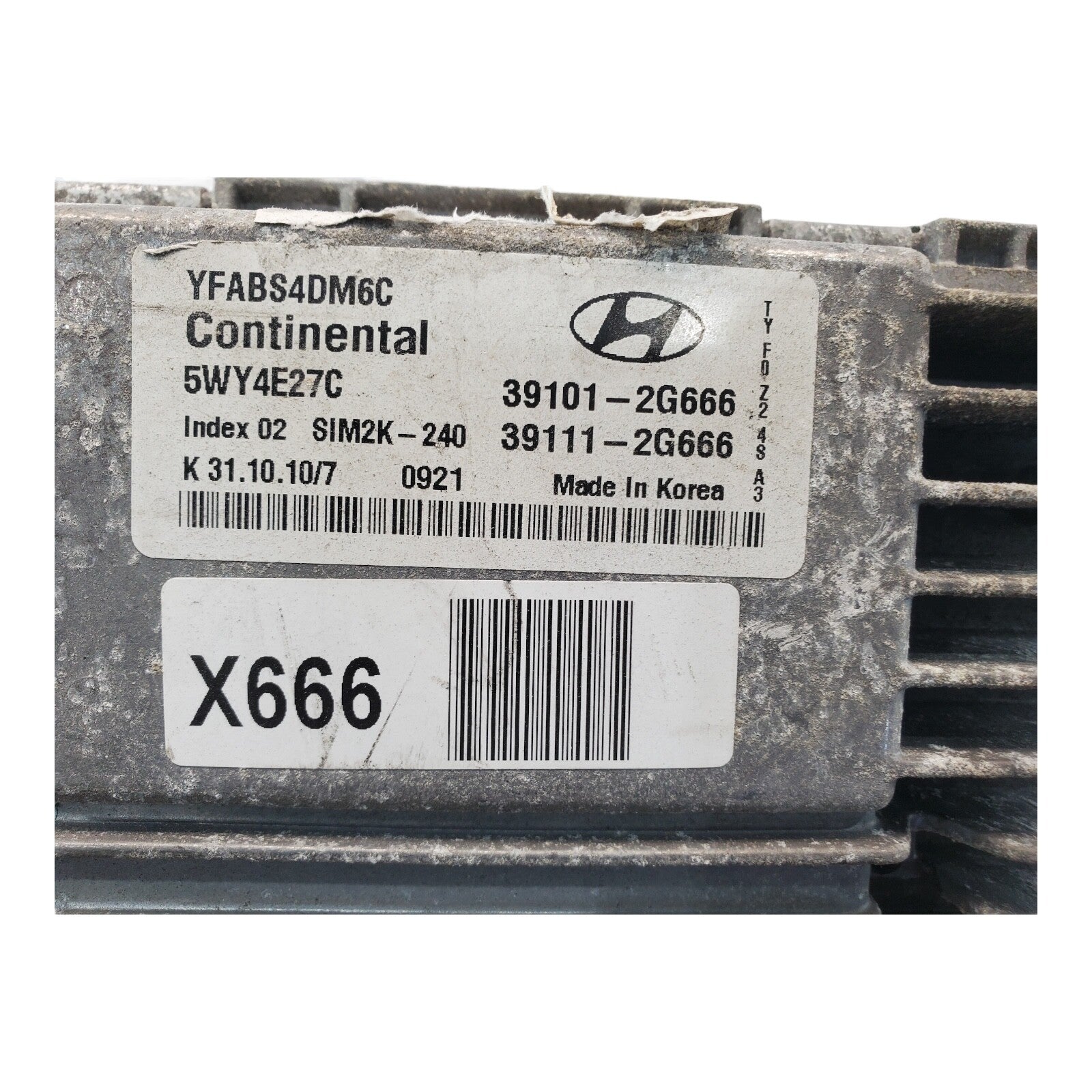 2011-2014 Fits Hyundai Sonata Engine Control Module Unit ECU ECM OEM 39101-2G666