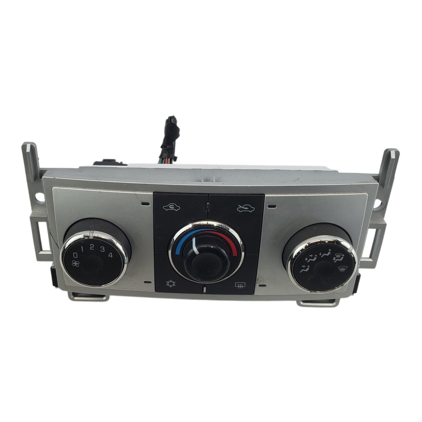 2007-2012 Malibu Aura OEM Climate Control Switch AC Heat Defrost SILVER 28116119