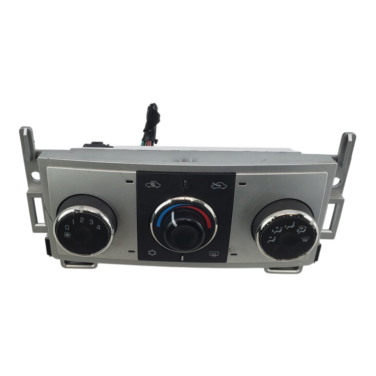 2007-2012 Malibu Aura OEM Climate Control Switch AC Heat Defrost SILVER 28116119