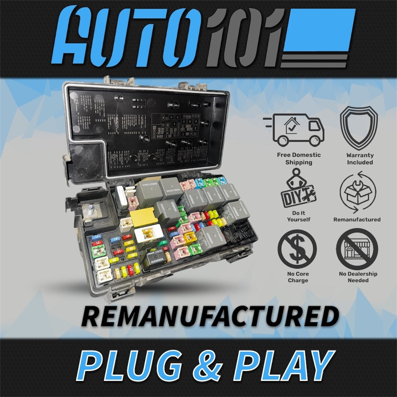 Programmed 2013 Caravan T&C Routan OEM Rebuilt TIPM Fuse Box 68163904 PLUG&PLAY