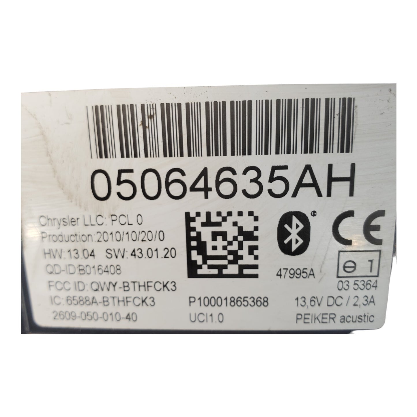 ✅OEM 2011-2019 DODGE GRAND CARAVAN COMMUNICATION CONTROL MODULE 05064635AH