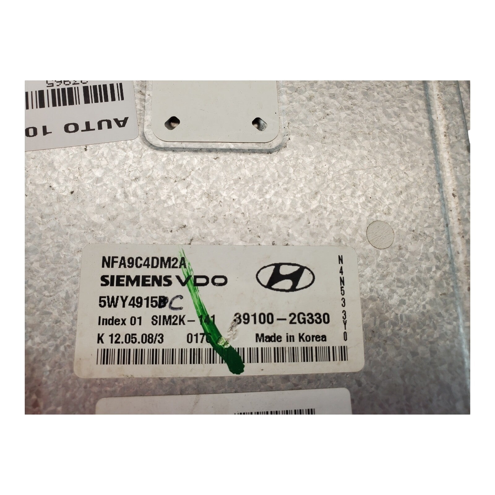 09-10 HYUNDAI SONATA Engine ECM Control Module 2.4L 39100-2G330
