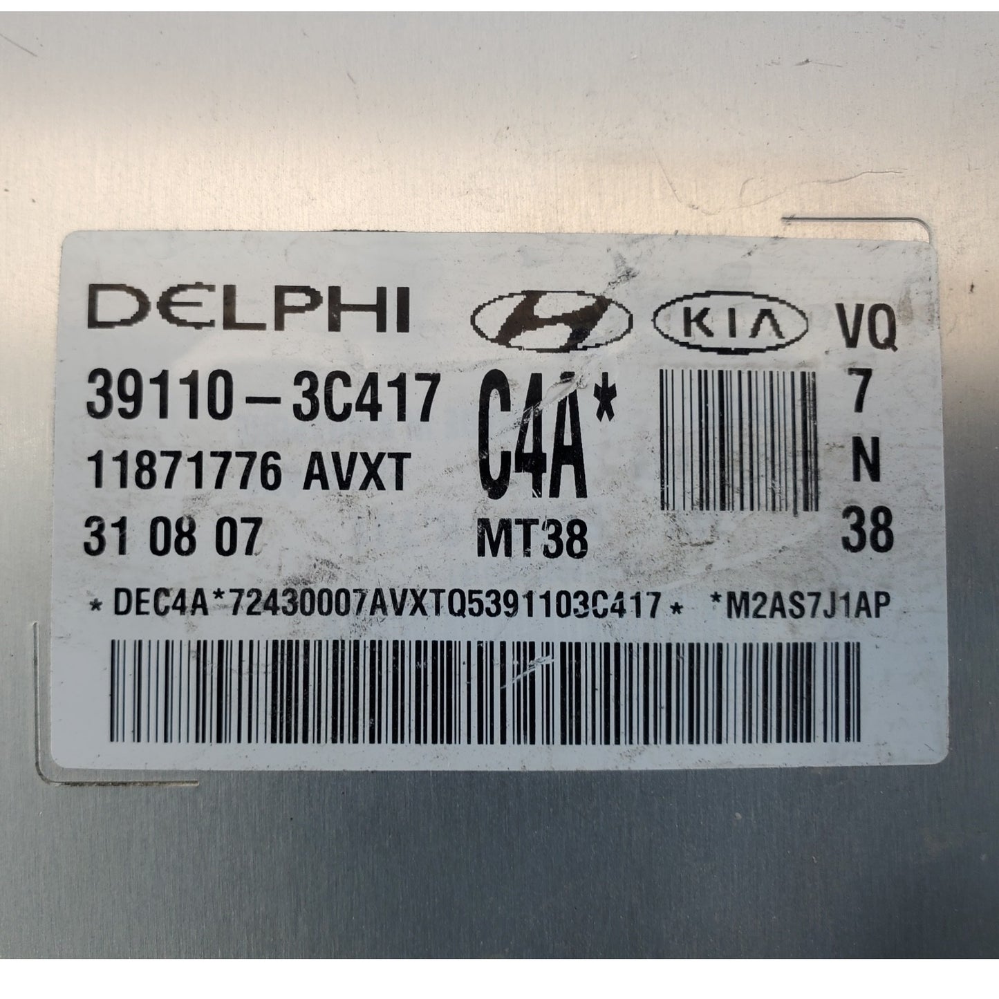2009 KIA SEDONA 39110-3C417 ENGINE CONTROL MODULE ECU ECM PCM OEM UNIT DELPHI