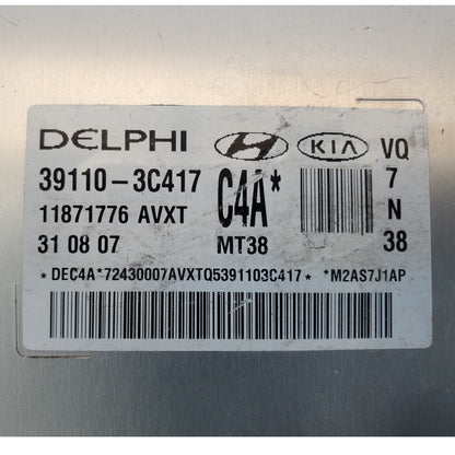 2009 KIA SEDONA 39110-3C417 ENGINE CONTROL MODULE ECU ECM PCM OEM UNIT DELPHI
