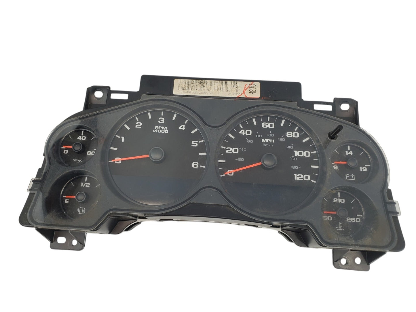 09 10 11 12 13 Chevy Silverado 1500 Speedometer Instrument Cluster 25933369 20K