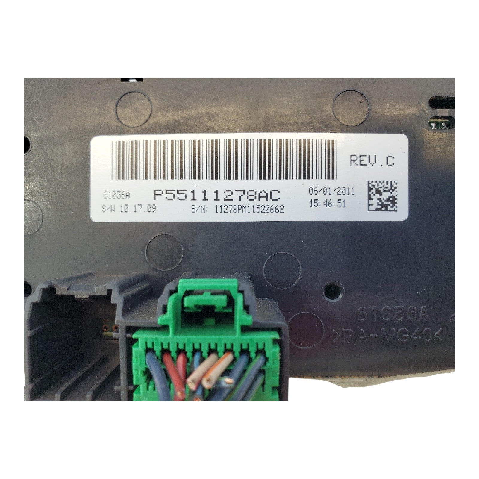 2011 2012 DODGE CALIBER TEMPERATURE AC Control PANEL OEM 55111278AC