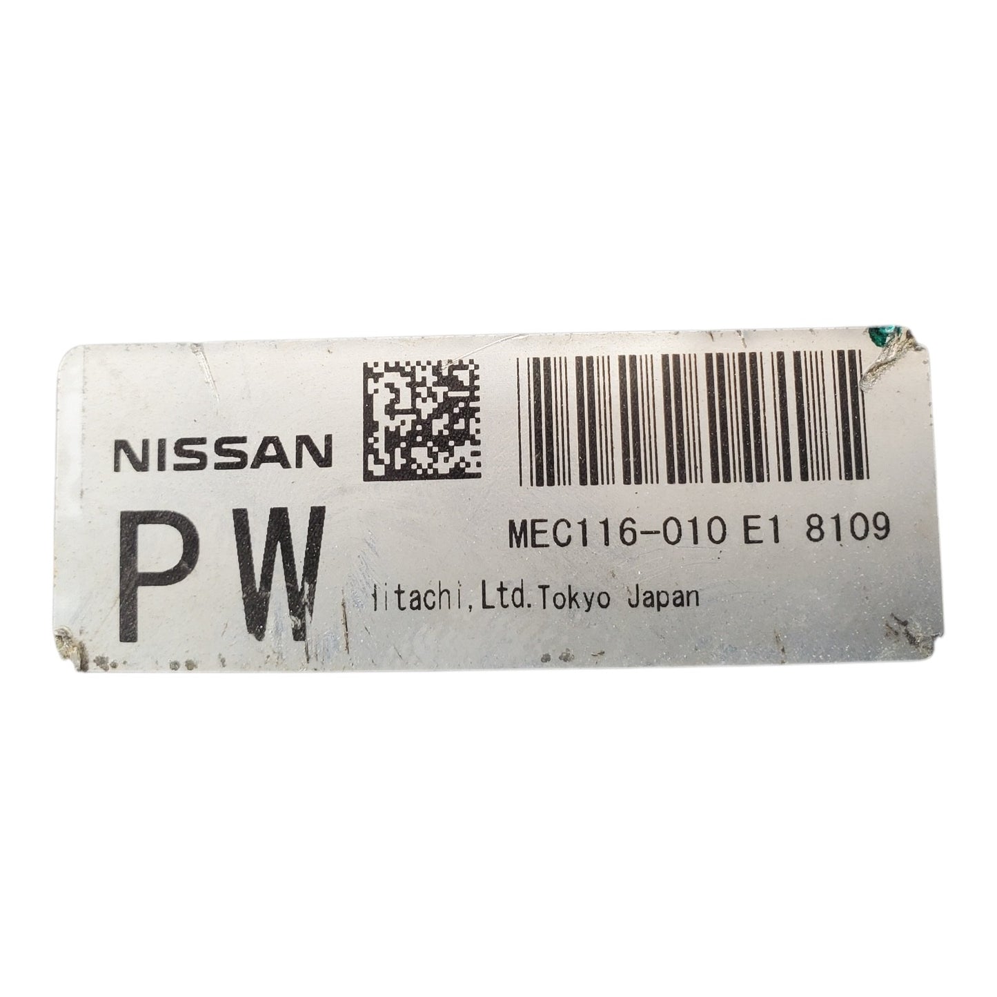 09 MURANO ENGINE ECM CONTROL MODULE MEC116-010 E1 MEC116010E1