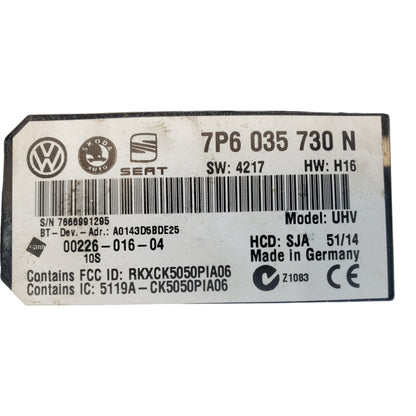 Control Module Communication Interface PN 7P6035730N OEM 15 17 Volkswagen Jetta