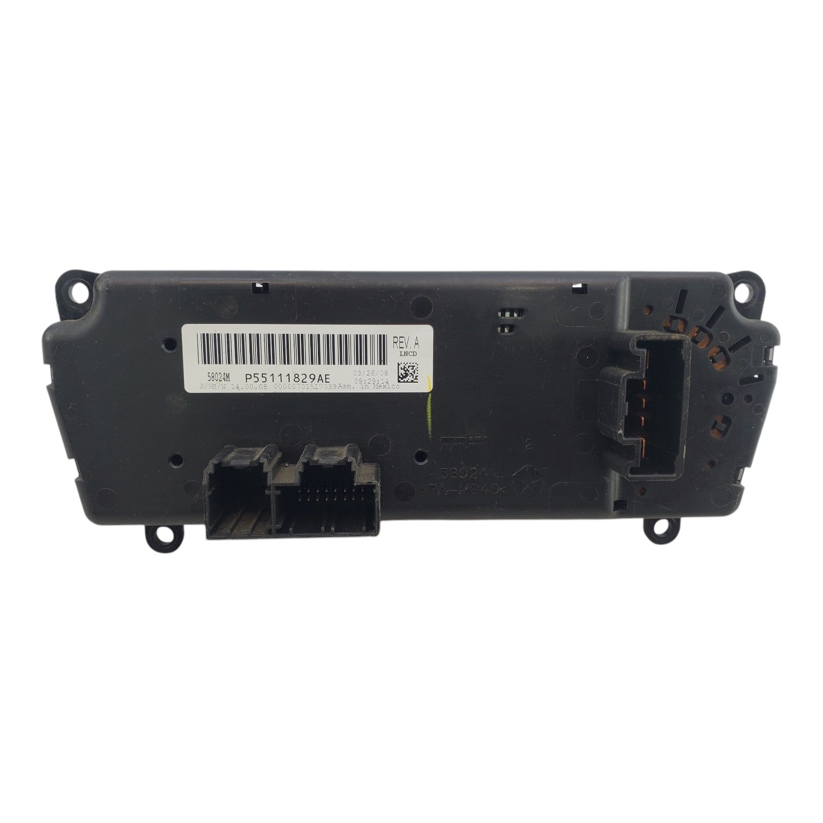 2008-2009 Jeep Liberty Dodge Avenger Heater A/C Temp Climate Control P55111829AE