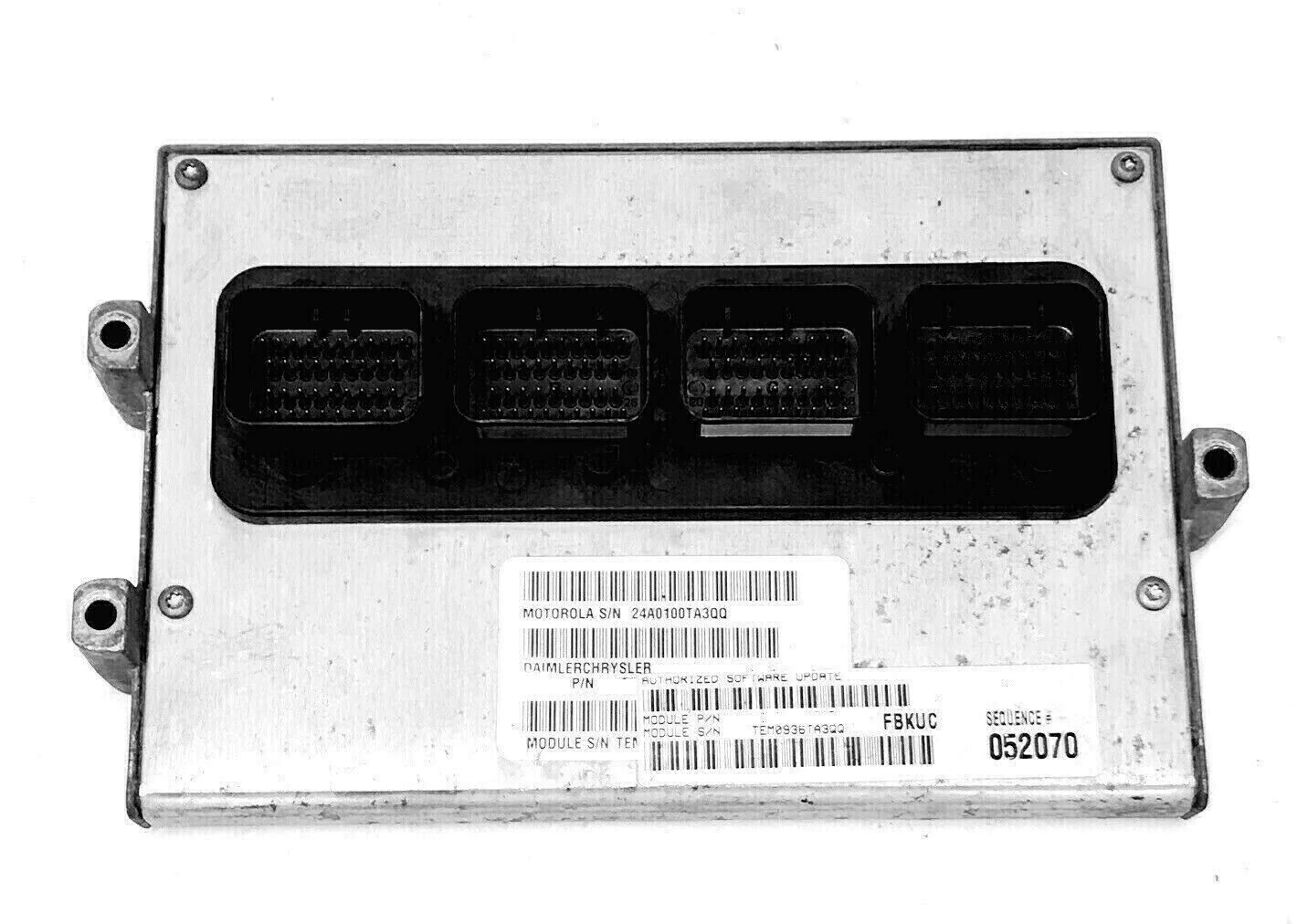 2009 Jeep Liberty Dodge Nitro 3.7L PCM ECM ECU 05187796 PROGRAMMED