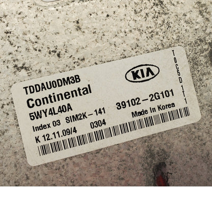 10 Kia Forte OEM Engine Control Module Unit ECM ECU 39102-2G101 