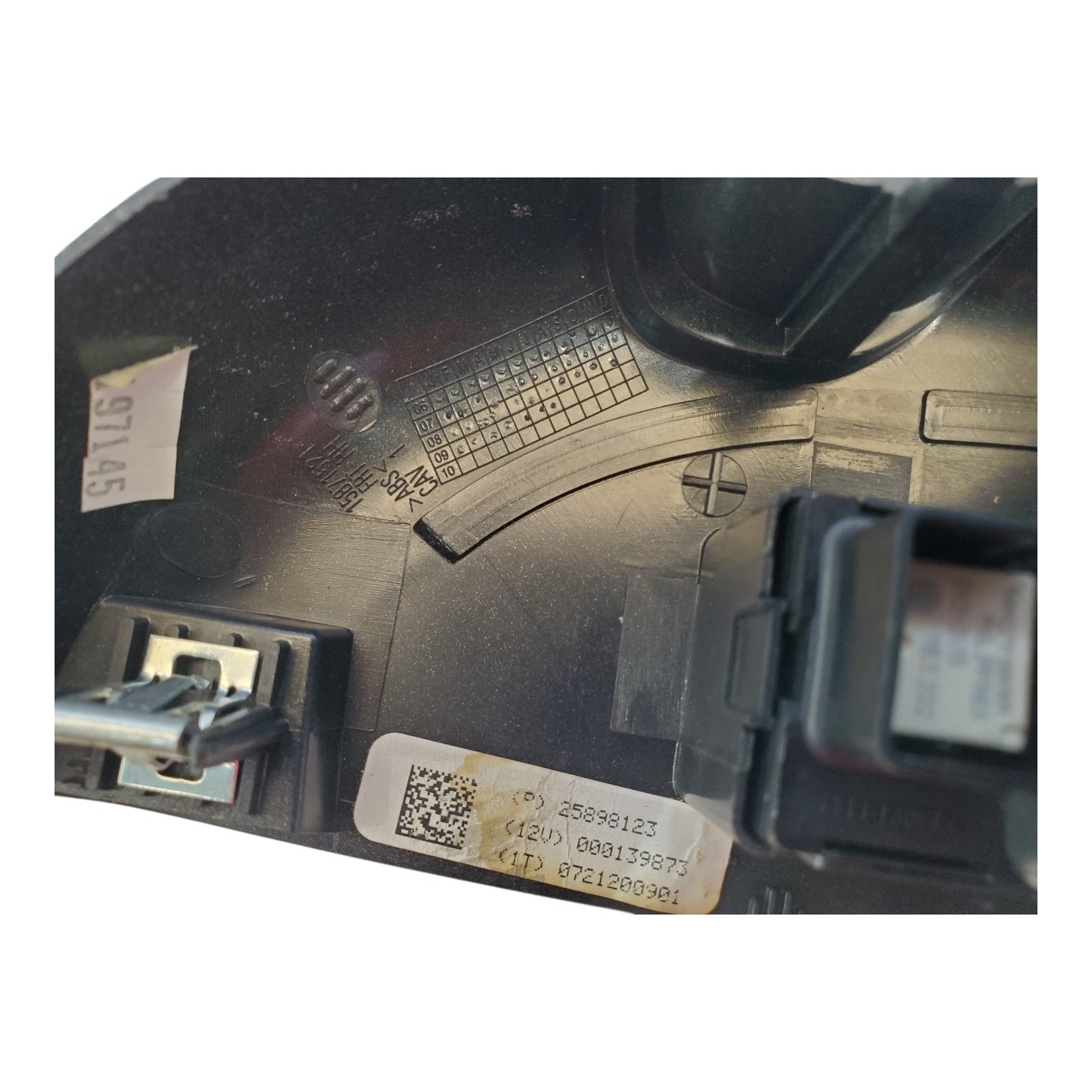 07 - 13 CHEVROLET SILVERADO  PASSENGER RH POWER DOOR WINDOW SWITCH 25898123