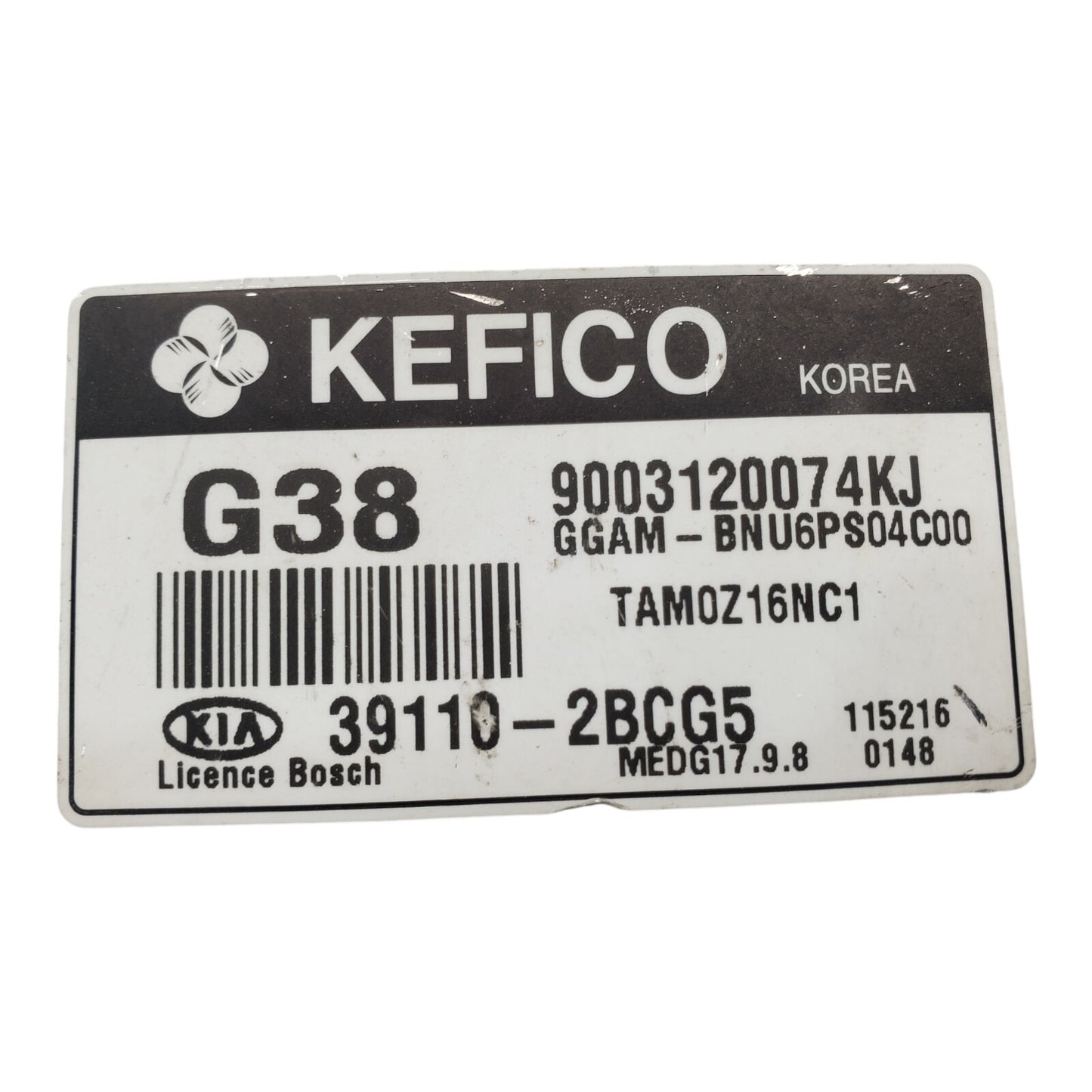 12-13 Kia Soul 1.6 Engine Computer Control Module ECM ECU 39110 2BCG5 OEM