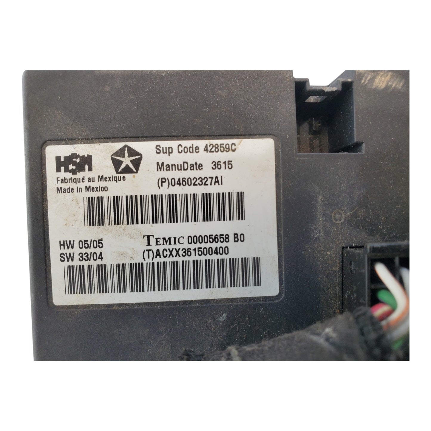 CHRYSLER 300C CONTROL MODULE ECU BCM CCM P04602327AI OEM