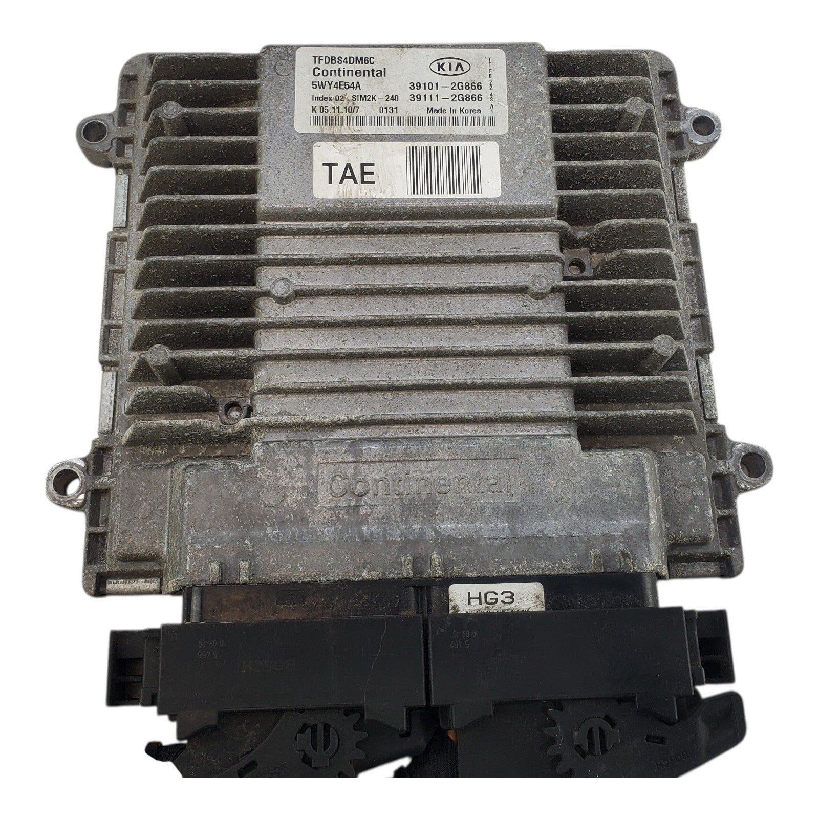ENGINE COMPUTER KIA OPTIMA 2011 2012 2013 39101-2G866 39111-2G866 AT ECM PCM OEM
